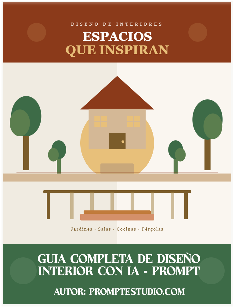 Guia Completa de Diseño Interior con IA & Prompts